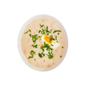 Regional sour rye and cream soup